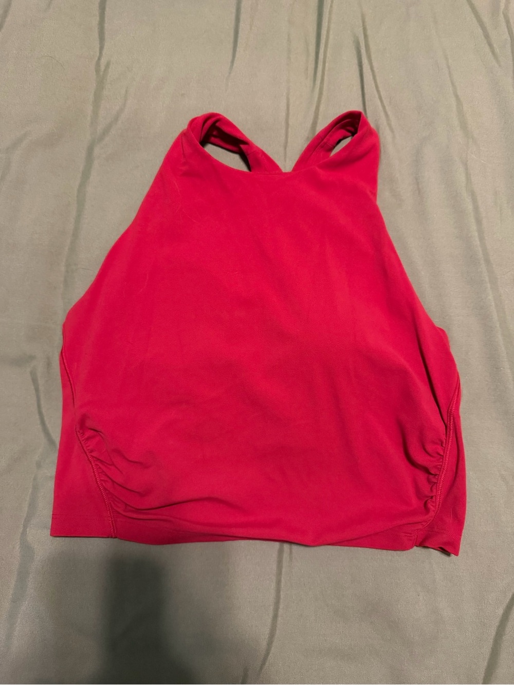 Athleta Red Racerback Tank Top